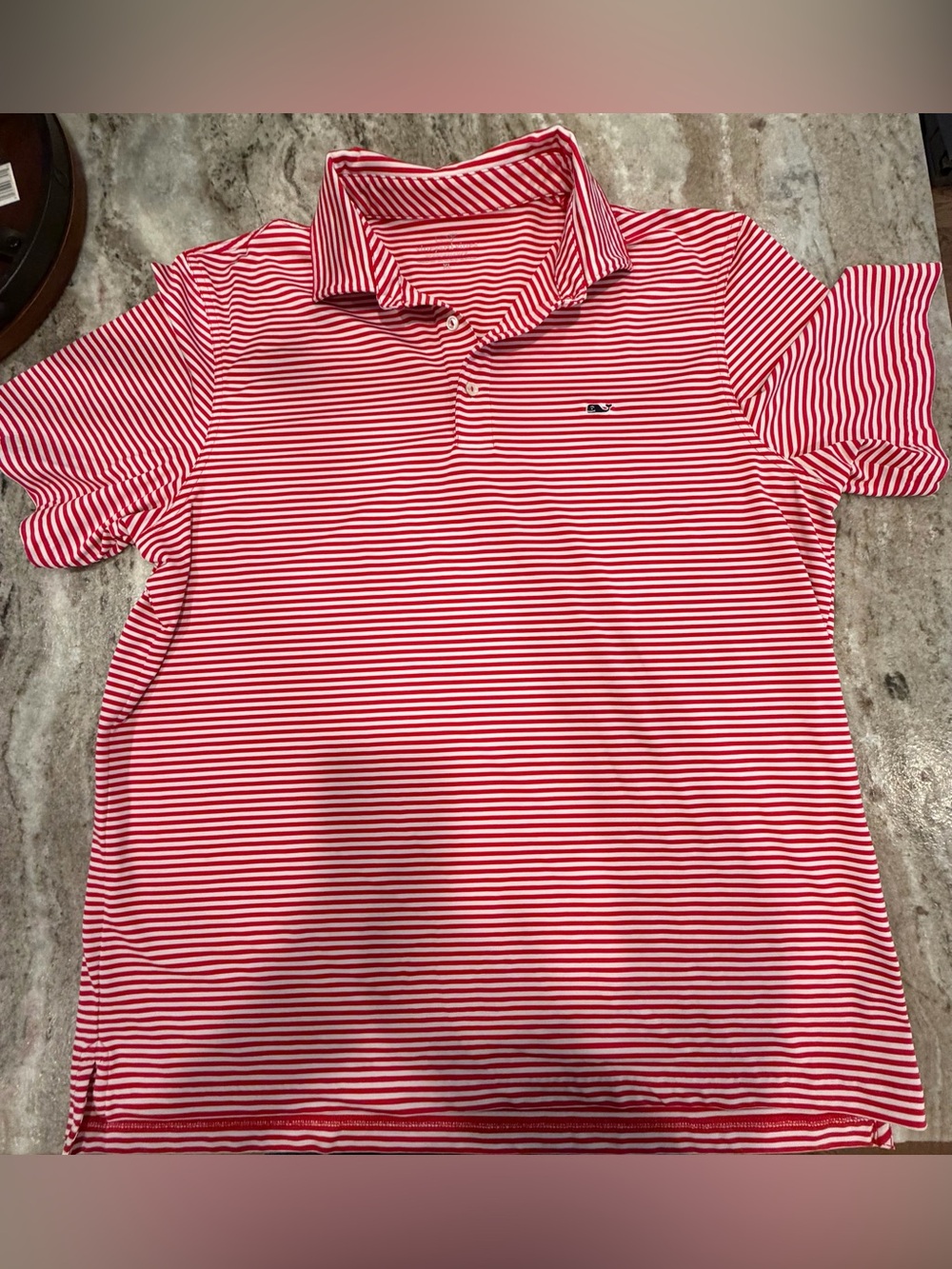 Vineyard Vines Bradley Stripe Sankaty Performance Polo Shirt Mens XL Nantucket